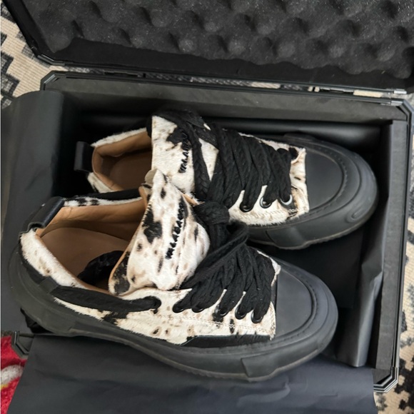 VALBASAS DENIM The Vision 400 Low Speckle Crème Sneakers 
29/99 - Picture 11 of 11